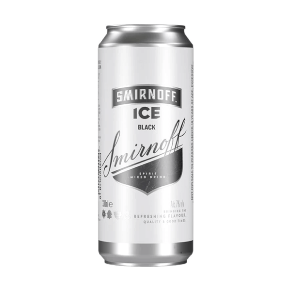 330ml Smirnoff Ice black can