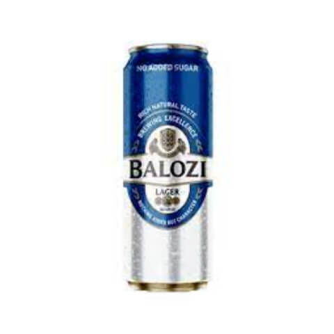 Photo of Balozi Lager beer in a 500ml can
